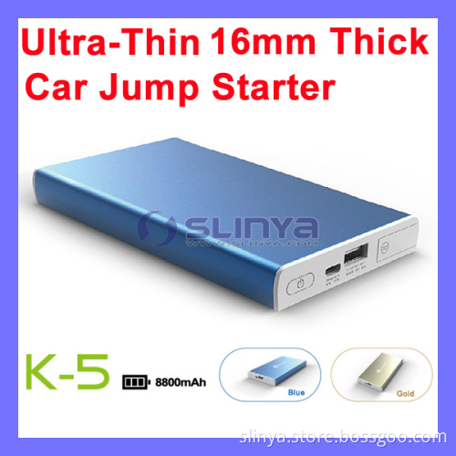 8800mAh 12V Ultra Thin Auto Jump Start Power Bank Pocket Ultrathin Jump Starter (K5)